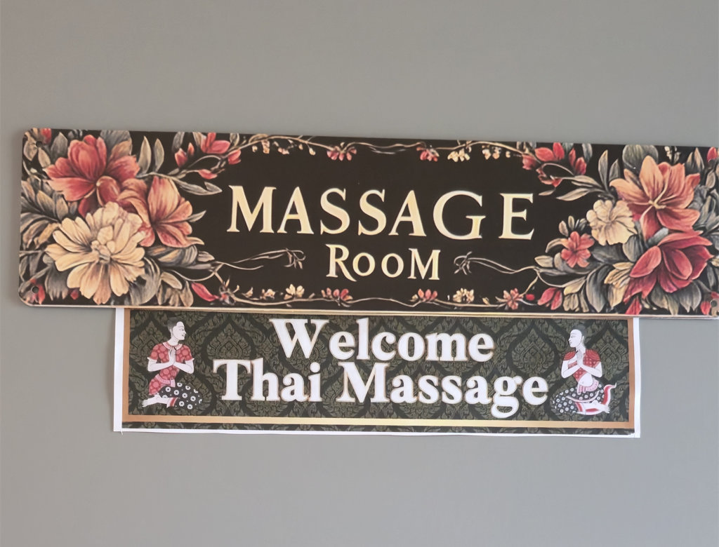 Eingangstür von Nai's Thai Massage Studio